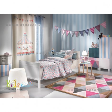 فرش اتاق کودک طرح هندسی 90115000-CUTE پرده و فرش فرانسوی اتاق کودک