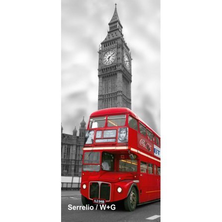 پوستر دیواری 1 تکه لندن و اتوبوس دوطبقه / 97517