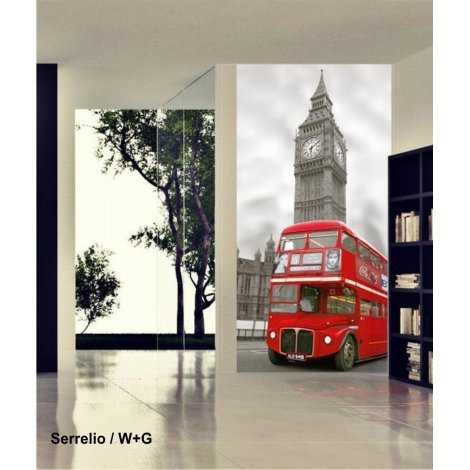 پوستر دیواری 1 تکه لندن و اتوبوس دوطبقه / 97517