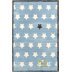 فرش اتاق کودک و نوجوان طرح ستاره آبی / 90115020 - PIRINEO BLUE
