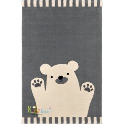 فرش  اتاق کودک طوسی ( پسر )  طرح خرس سفید فردی/ FREDDY - 90117012