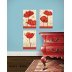 استیکر و برچسب دیواری گل های سرخ / 14000