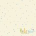 کاغذ دیواری خالدار اتاق کودک و نوزاد طرح ستاره آبی زمینه نخودی کرم ( آلبوم چارلی ) / 68344