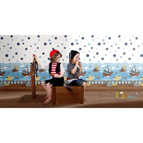 حاشیه (بوردر) کاغذ دیواری ایتالیایی اتاق کودک (چاو بیمبی ) / 1366 کاغذ دیواری اتاق کودک
