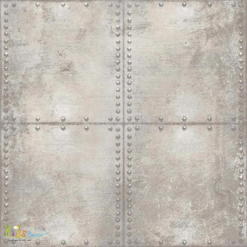 کاغذ دیواری اتاق نوجوان طرح دیوار بتنی رنگ خاکستری ( طوسی ) (فرندز اند کافی) / 5622