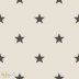 کاغذ دیواری اتاق نوجوان طرح ستاره رنگ کرم مشکی (فرندز اند کافی) / 5644