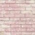 کاغذ دیواری اتاق نوجوان طرح دیوار آجری پتینه رنگ صورتی (فرندز اند کافی) / 5684