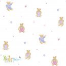کاغذ دیواری خرسی طرح خرس و ستاره  (تاینی تاتز) / G45160