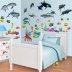 استیکر اتاق کودک و برچسب دیواری شگفتی های دریا / 41097 