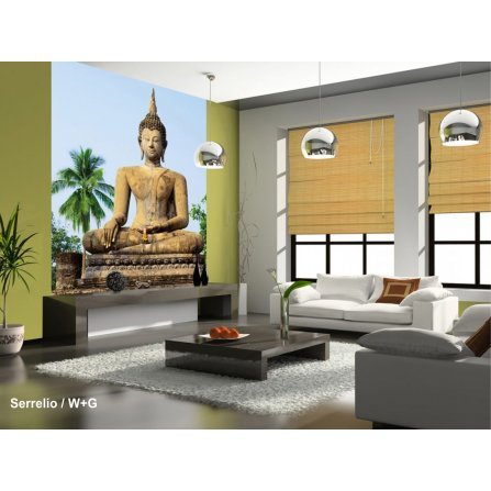 پوستر دیواری ( کاغذ دیواری سه بعدی )  4 تکه بودا - سوخوتای / 378 