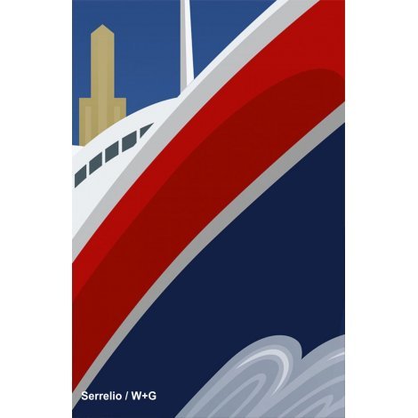 پوستر دیواری ( کاغذ دیواری سه بعدی )1 تکه کشتی ، قطار ، هواپیما / 634 