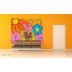 پوستر دیواری ( کاغذ دیواری سه بعدی ) 4 تکه گل های بهاری / 904 